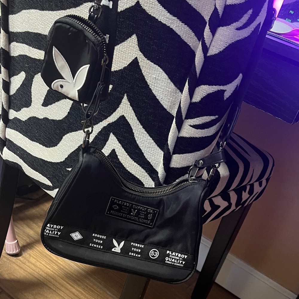 PLAYBOY Black Crossbody Bag Set